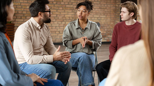 Group therapy sessions